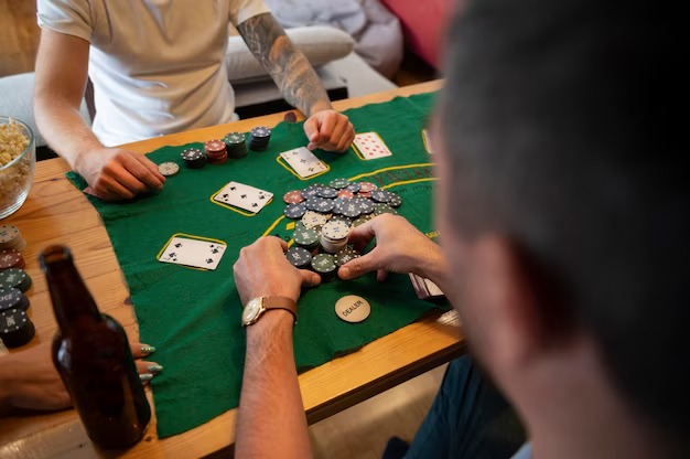 Live blackjack dealer at multi-camera studio table